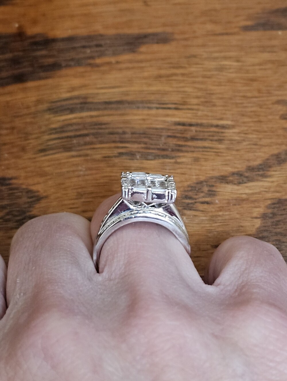 NOT FOR SALE JTV 2.37ctw High Grade CZ Invisible Set Platineve®Ring - Picture 17 of 17